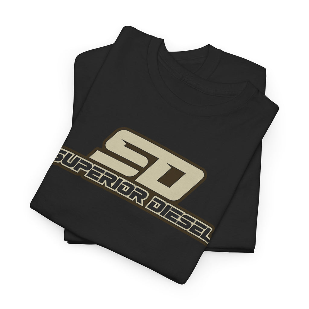 Superior Diesel Logo Tee — Retro SD Graphic T-Shirt for Diesel Truck Fans