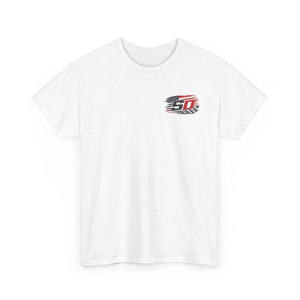 T-Shirt — Superior Diesel American Flag Racing Logo Tee