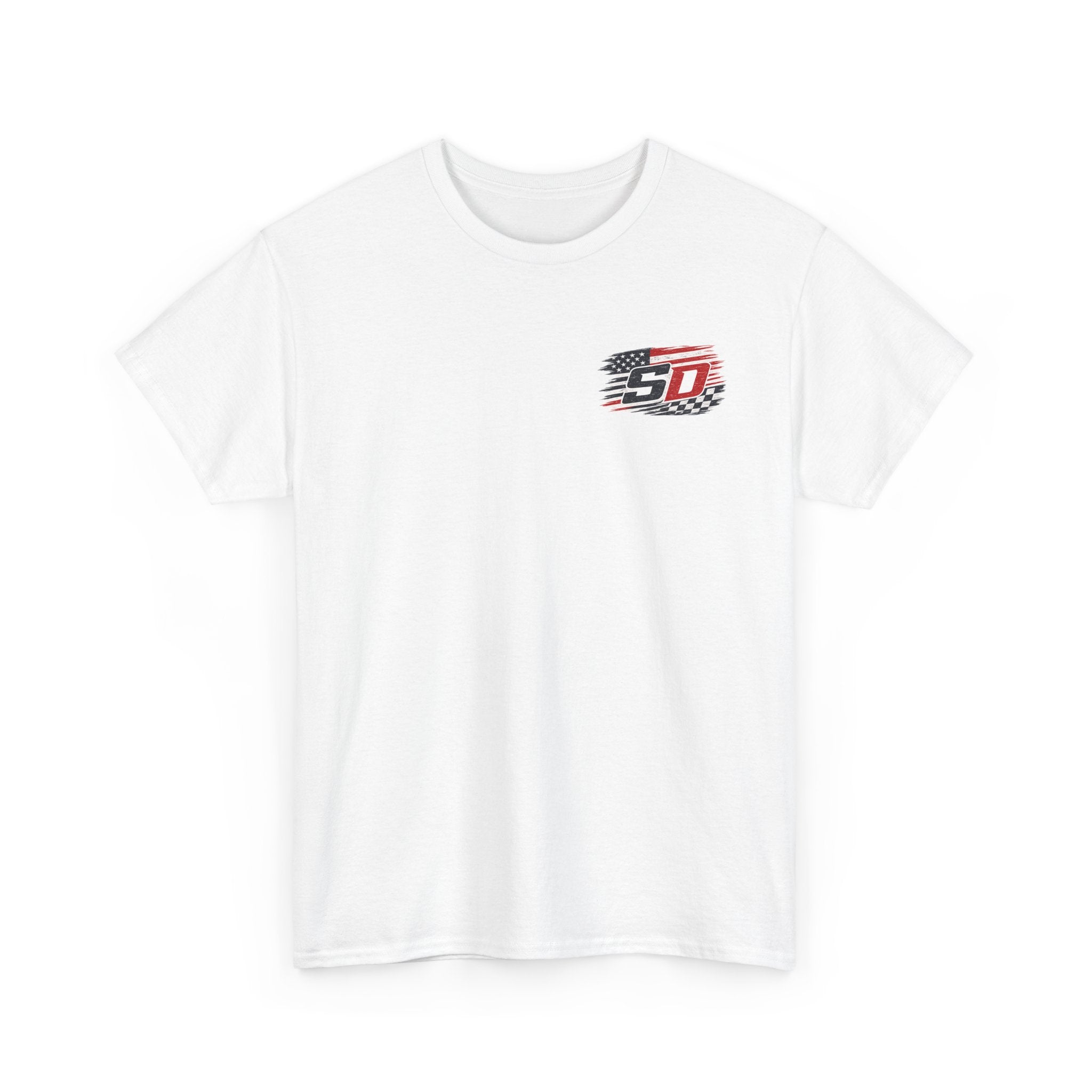 T-Shirt — Superior Diesel American Flag Racing Logo Tee
