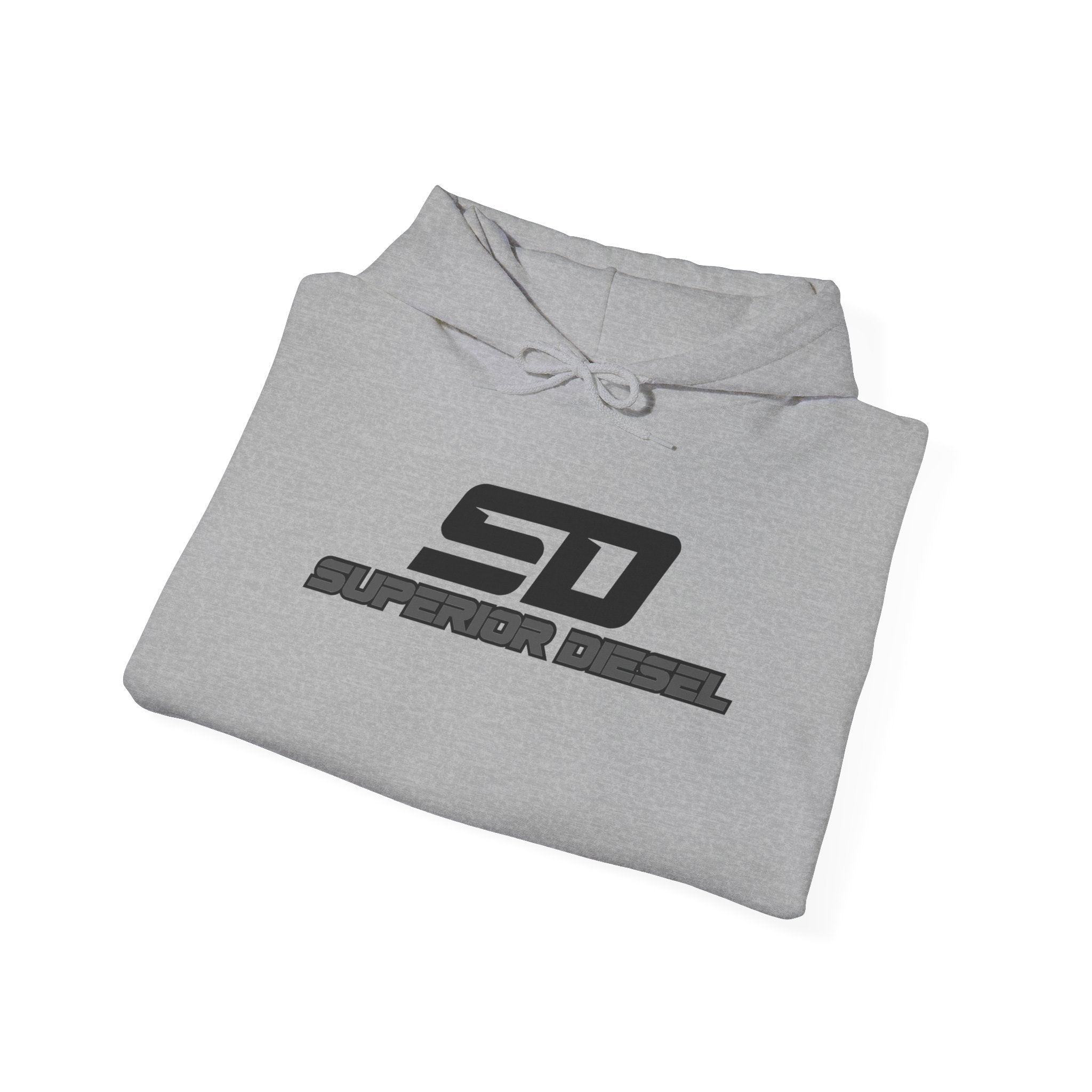 Superior Diesel Logo Hoodie – Mechanics & Truck Enthusiast Pullover