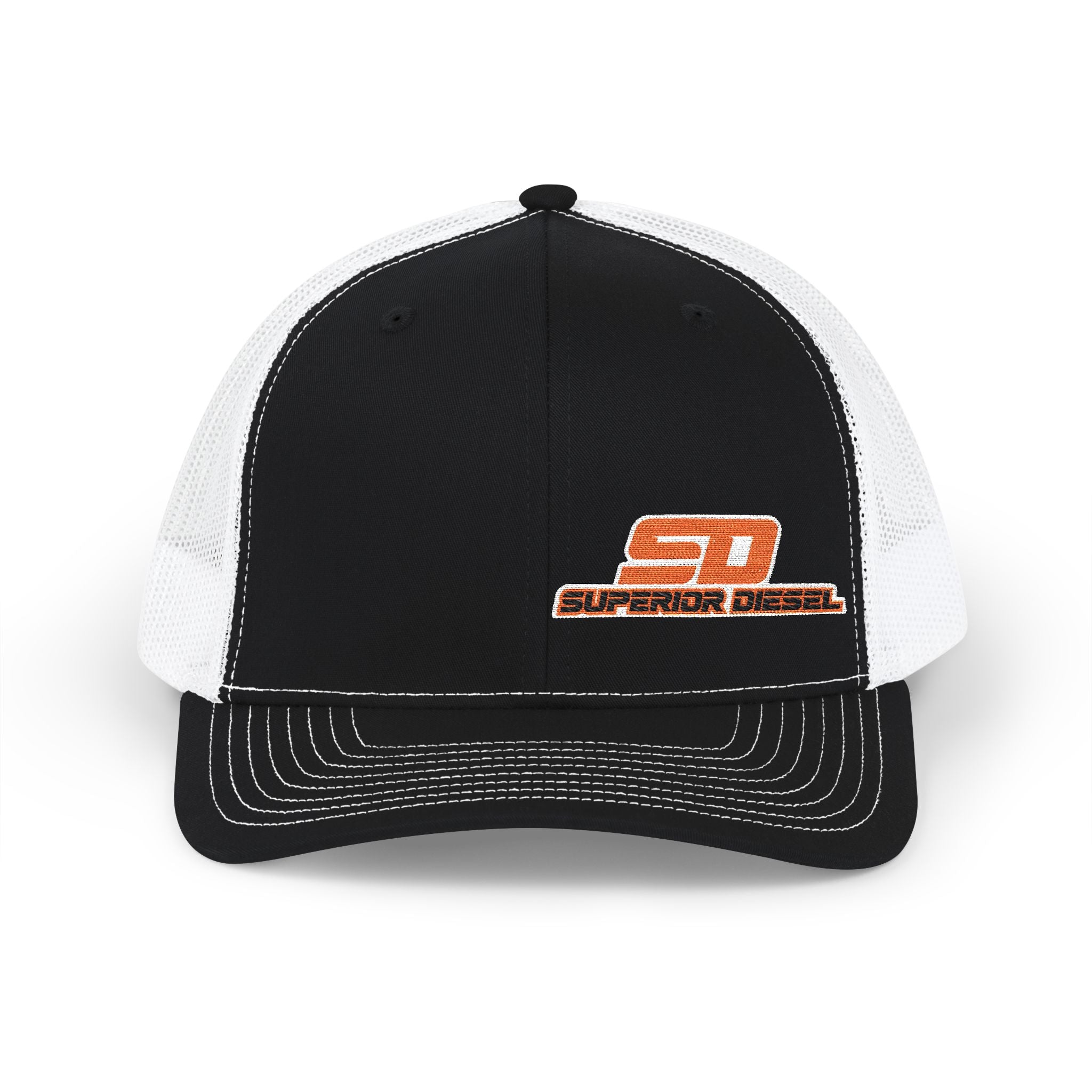 Trucker Cap - 'SD Superior Diesel' Embroidered Mesh Snapback