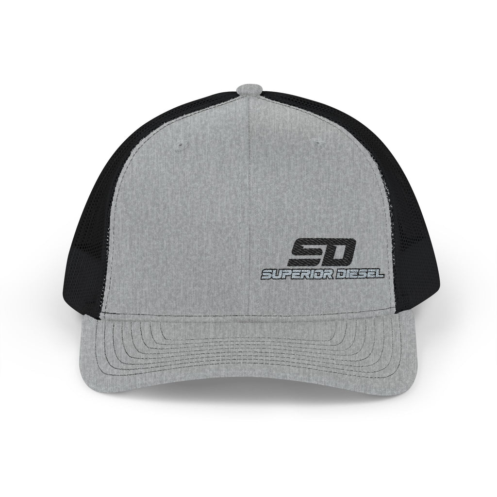 Trucker Cap — 'SD Superior Diesel' Embroidered Mesh Snapback