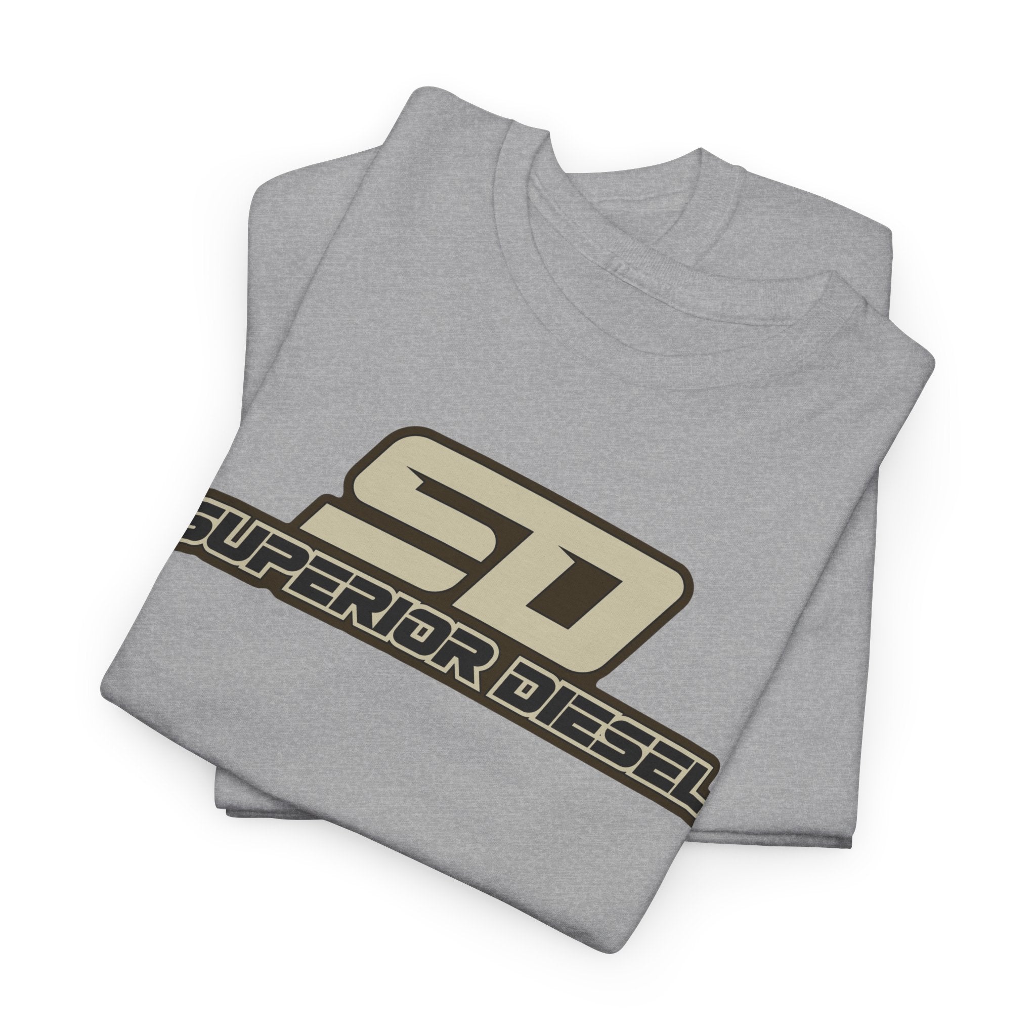 Superior Diesel Logo Tee — Retro SD Graphic T-Shirt for Diesel Truck Fans