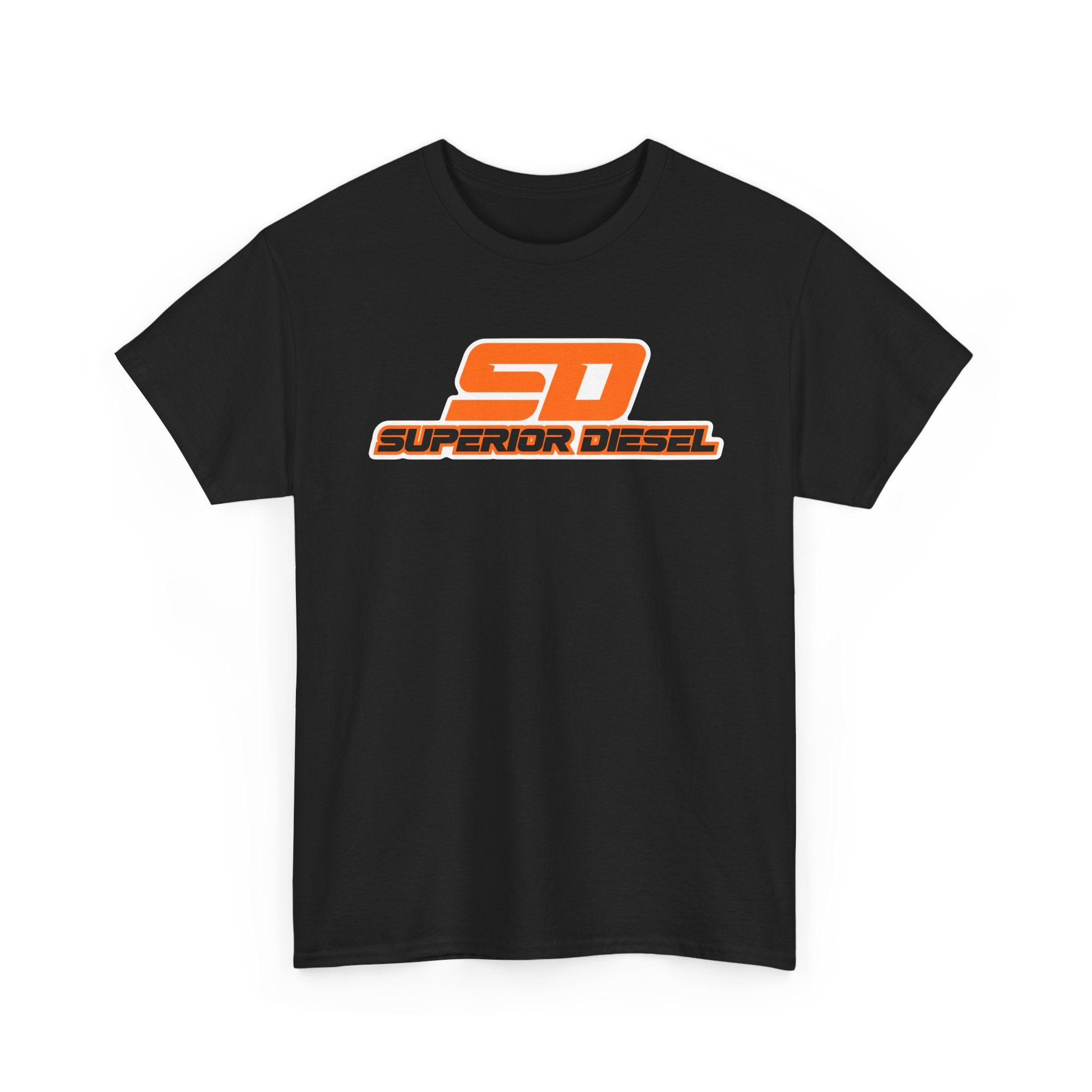 Superior Diesel Logo Tee — SD Orange Graphic T-Shirt