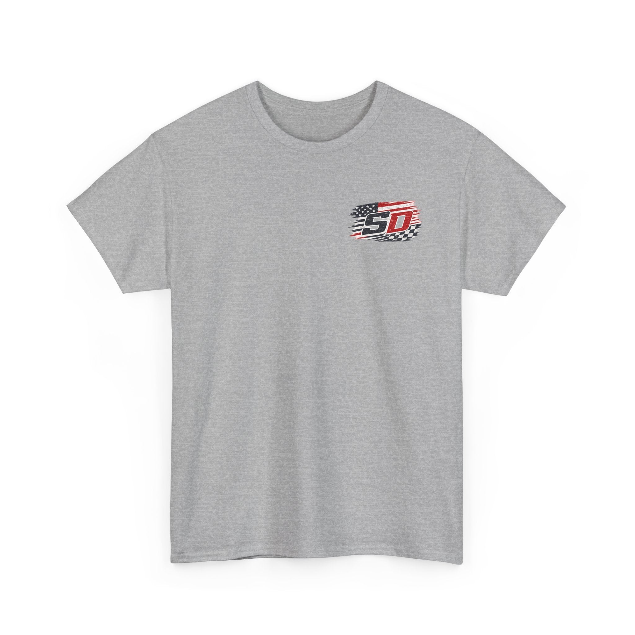 T-Shirt — Superior Diesel American Flag Racing Logo Tee