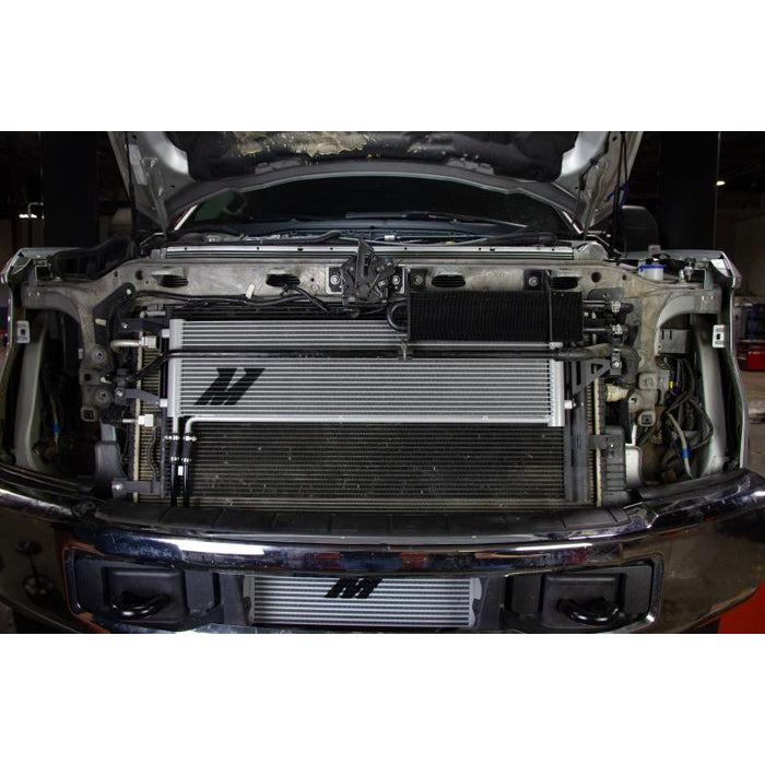 2017-2019 Mishimoto MMTC-F2D-17SL Transmission Cooler Kit for Ford 6.7 Powerstroke