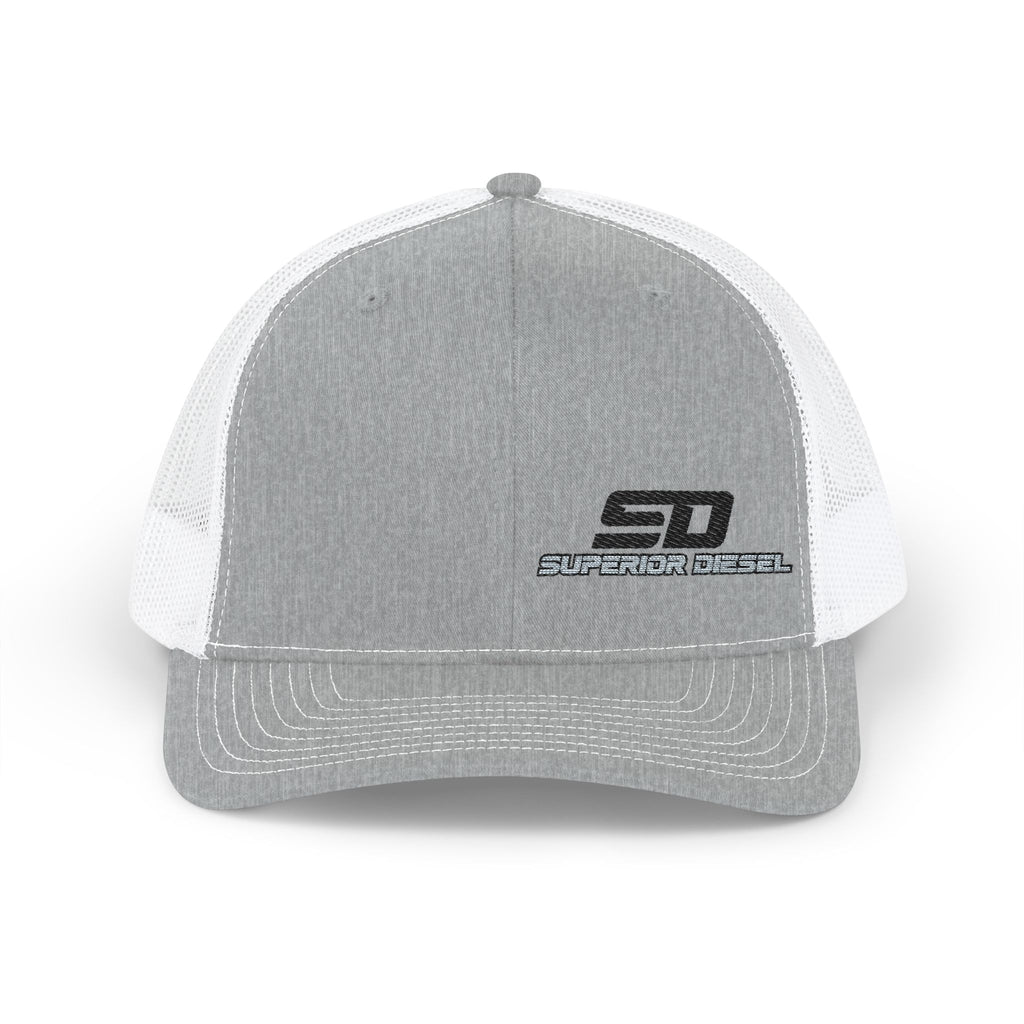 Trucker Cap — 'SD Superior Diesel' Embroidered Mesh Snapback