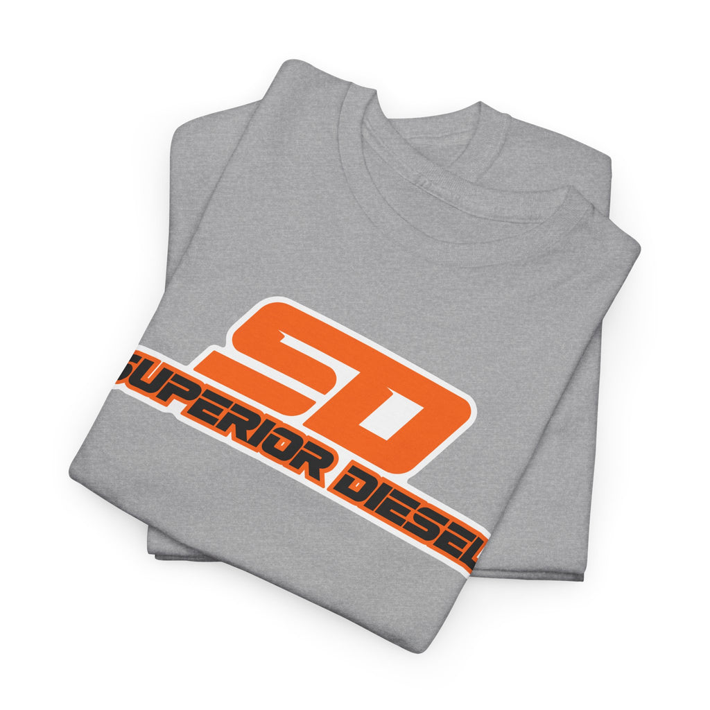 Superior Diesel Logo Tee — SD Orange Graphic T-Shirt