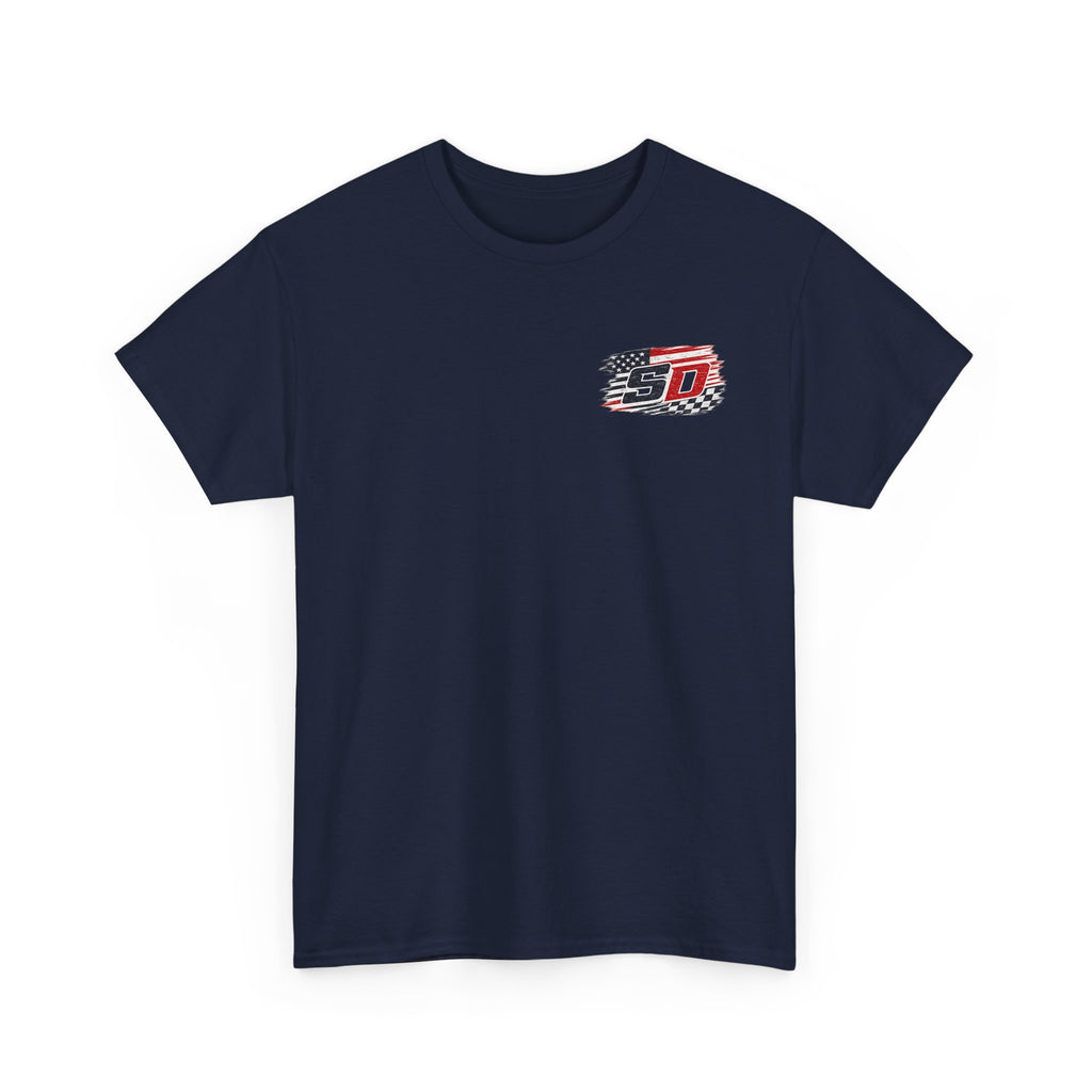 T-Shirt — Superior Diesel American Flag Racing Logo Tee