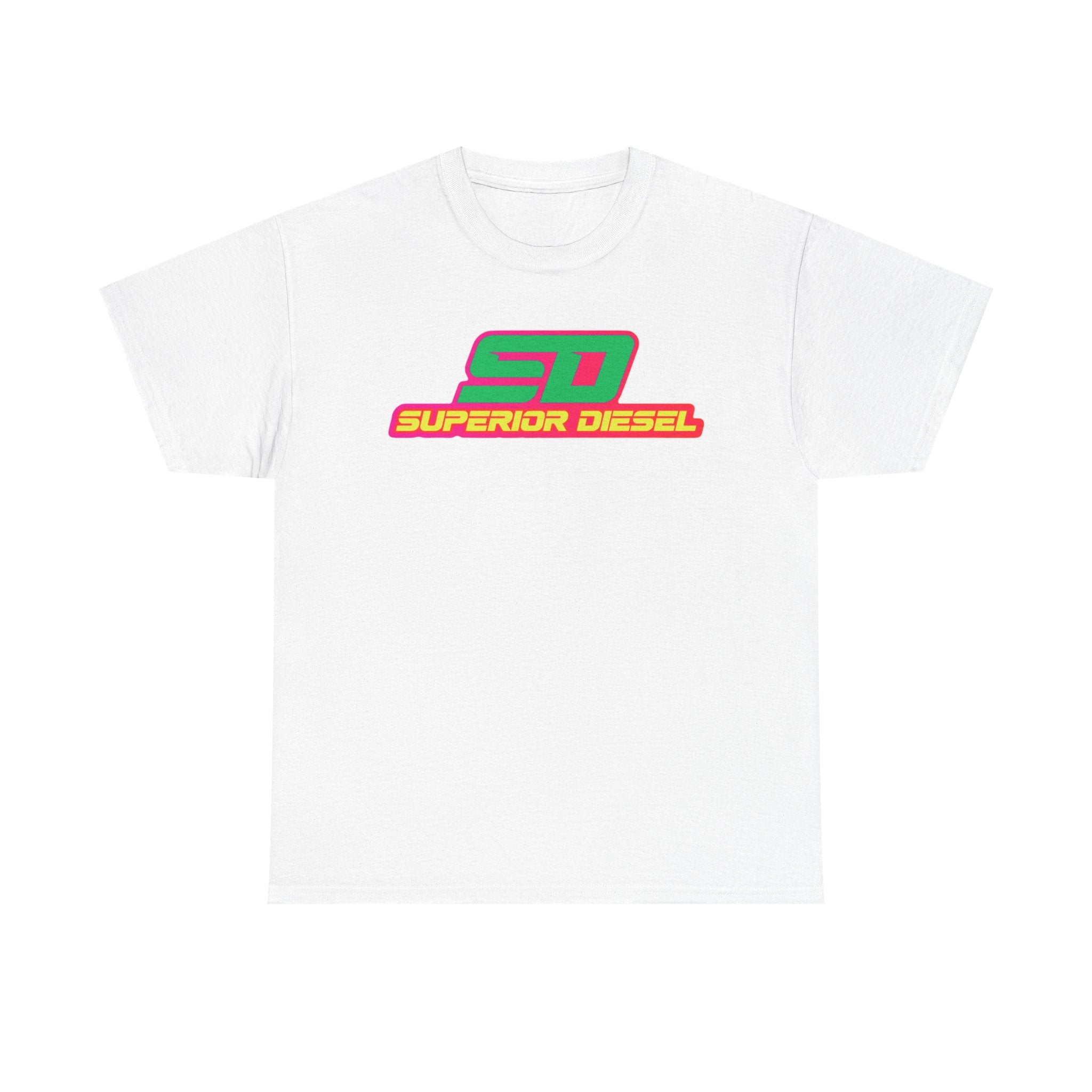 Superior Diesel Logo Tee — Retro Racing Graphic T-Shirt