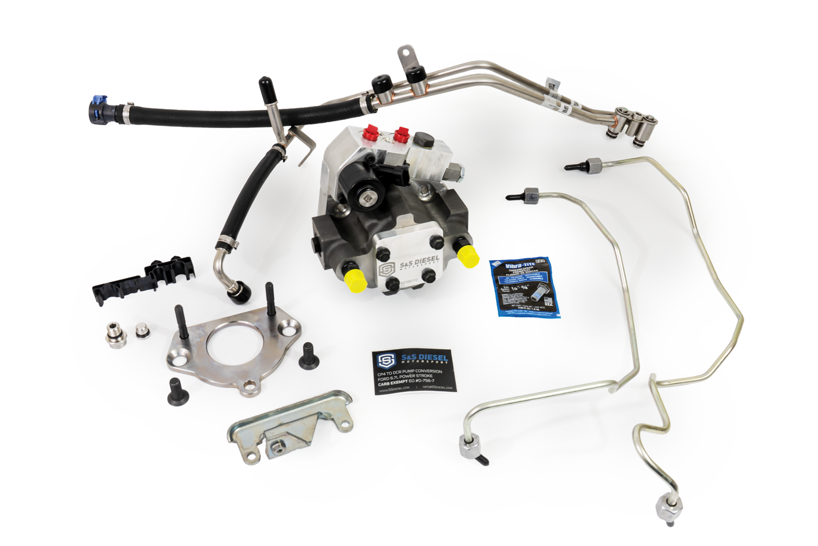 S&S Diesel CP4 To DCR Fuel Pump Conversion Kit S&S Diesel CP4 To DCR Fuel Pump Conversion Kit