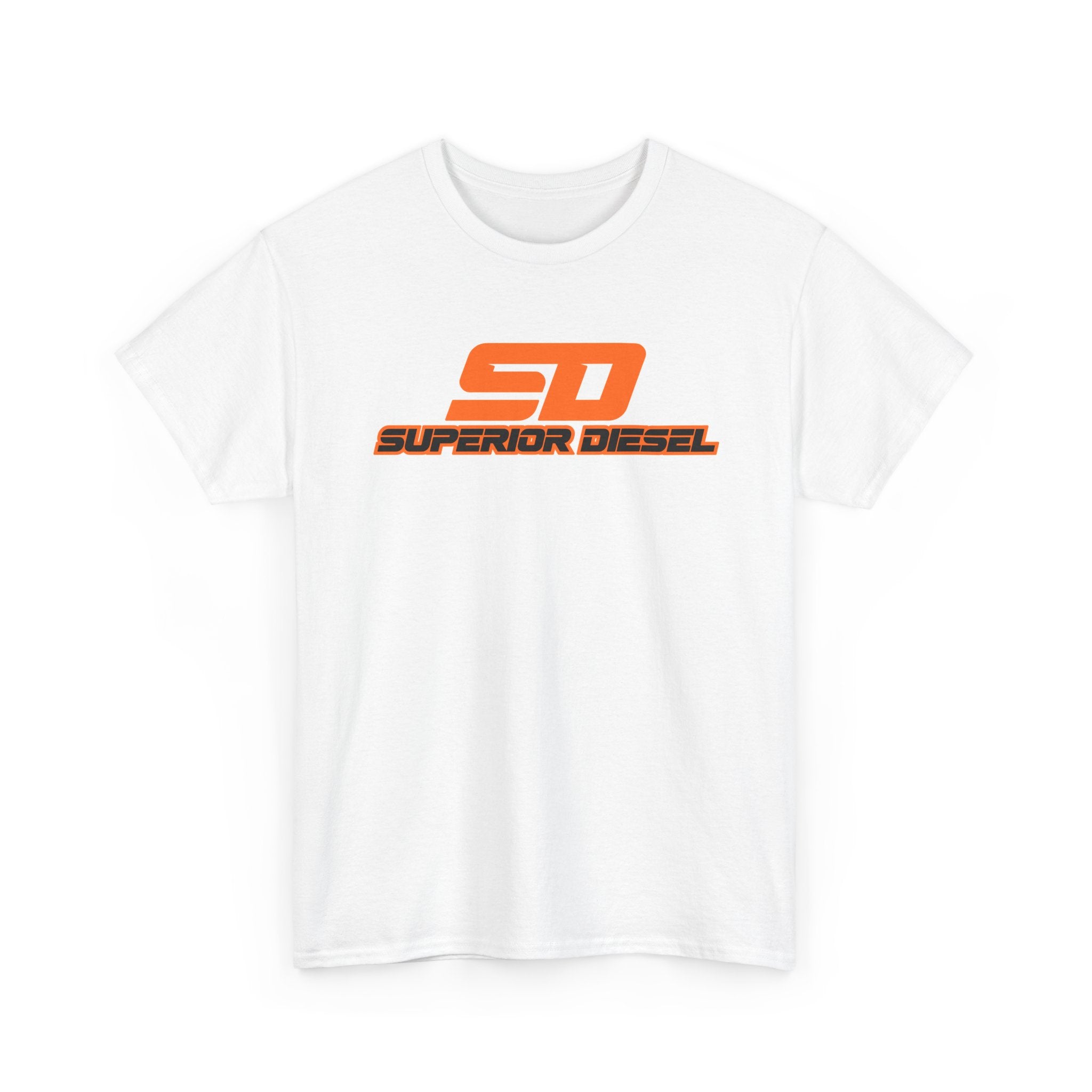 Superior Diesel Logo Tee — SD Orange Graphic T-Shirt