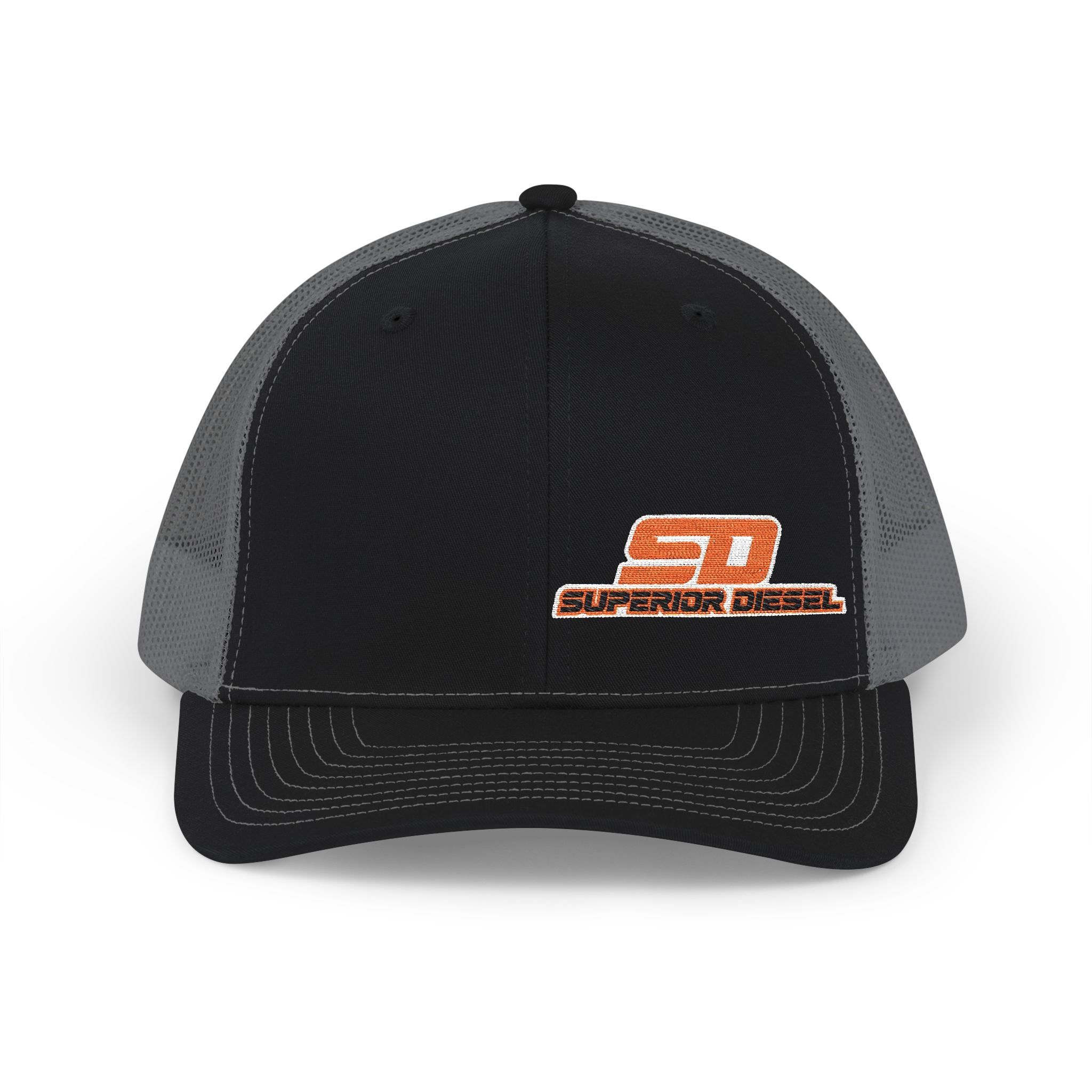 Trucker Cap - 'SD Superior Diesel' Embroidered Mesh Snapback