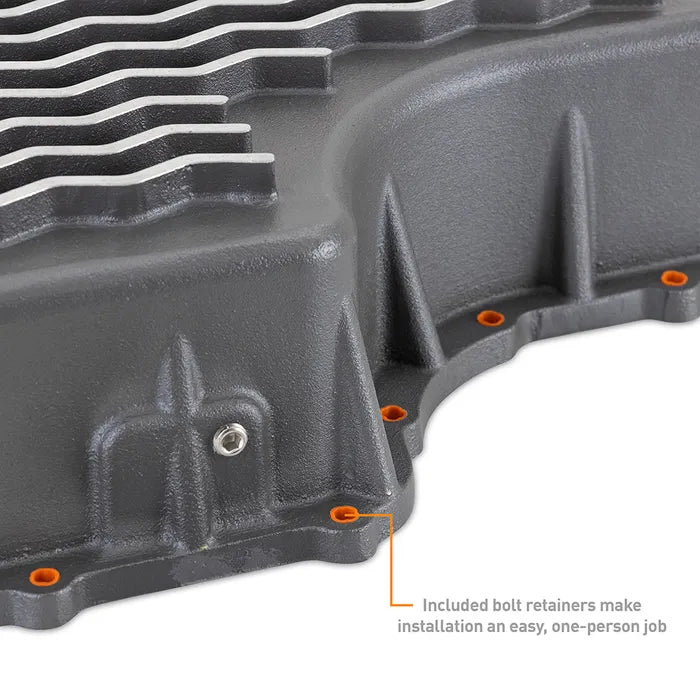 Mishimoto Aluminum Transmission Pan 6R140 - 2011-2019 Ford Powerstroke 6.7L